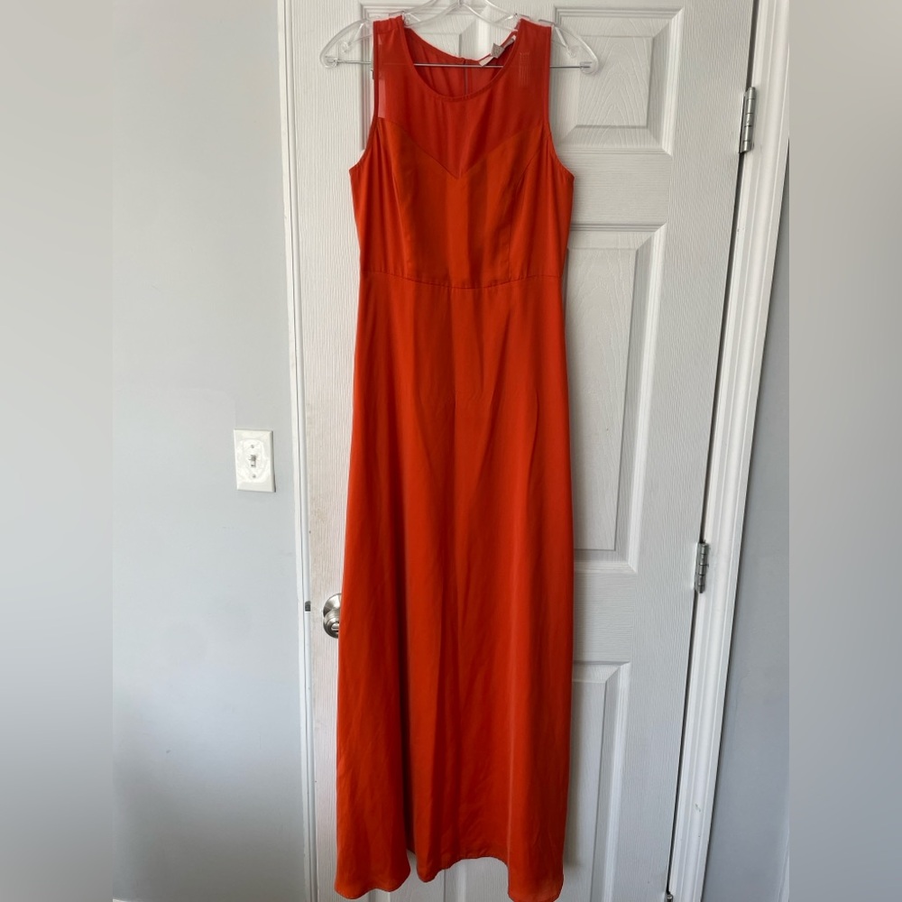 Forever 21 Vibrant Orange Maxi Dress
